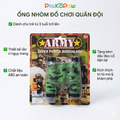 Ống Nhòm Đồ Chơi Quân Đội Cho Bé Kèm Dây Đeo Khám Phá 316B-1 PeeKaPaw Toys