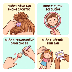 Túi đeo vai đồ trang điểm búp bê 17 món 12L03 PeeKaPaw Toys