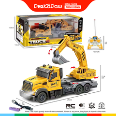 Xe điều khiển mẫu xe công trình xe cứu hoả 6677 PeeKaPaw Toys