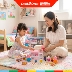 Đồ Chơi Gia Đình Heo Hồng và Cửa hàng mini YM266-34 PeeKaPaw Toys