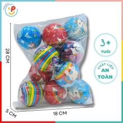 Bóng Mềm Cao Su Đàn Hồi 6cm Hình Kỳ Lân Dễ Thương Túi 12 Trái PeeKaPaw Toys