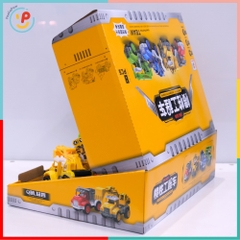 Hộp 8 xe công trình chạy trớn mini 651 PeeKaPaw Toys