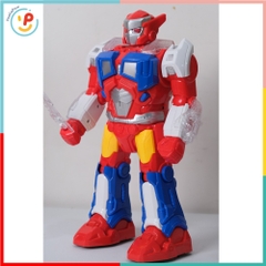 Robot siêu nhân có đèn âm thanh xoay 360 độ 3827 PeeKaPaw Toys