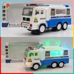 Đồ chơi xe cảnh sát 687 xe môi trường 686 có đèn nhạc PeeKaPaw Toys