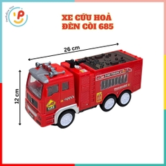 Xe cứu hỏa chạy pin có đèn LED còi âm thanh 685 PeeKaPaw Toys