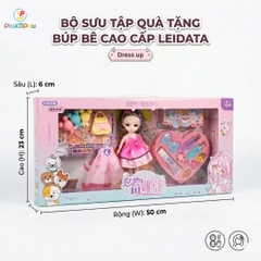 Búp Bê Leinata Kèm Phụ Kiện Trang Điểm Thời Trang 678-33 PeeKaPaw Toys