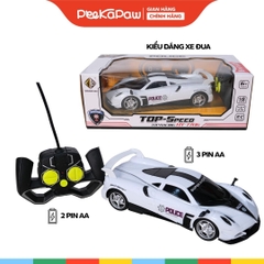 Xe cảnh sát điều khiển từ xa Top Speed dáng thể thao 565-X11 PeeKaPaw Toys