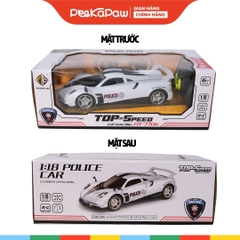 Xe cảnh sát điều khiển từ xa Top Speed dáng thể thao 565-X11 PeeKaPaw Toys