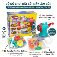 Đồ Chơi Nặn Đất Sét Máy Bay Làm Mì Đồ Chơi Sáng Tạo X168-7 PeeKaPaw Toys