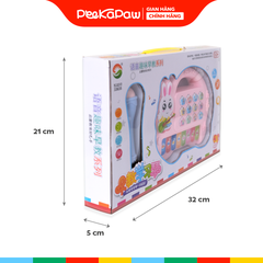 Đàn thỏ có micro cho bé đồ chơi âm nhạc giáo dục sớm 33635 PeeKaPaw Toys