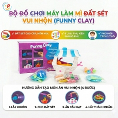 Đồ chơi nặn đất sét máy làm kem Funny Clay Đồ chơi sáng tạo CB5544 PeeKaPaw Toys
