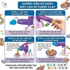 Đồ chơi nặn đất sét máy làm kem Funny Clay Đồ chơi sáng tạo CB5544 PeeKaPaw Toys
