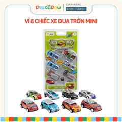 Vỉ 8 chiếc xe đua chạy đà trớn siêu tốc cho bé 922 PeeKaPaw Toys