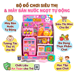 Vỉ siêu thị và máy bán nước ngọt tự động 333-588 PeeKaPaw Toys