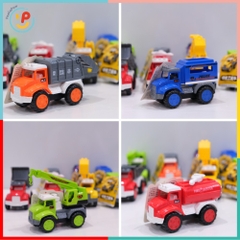 Hộp 8 xe công trình chạy trớn mini 651 PeeKaPaw Toys