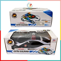 Đồ chơi xe cảnh sát City Guard có ĐÈN và ÂM THANH 89-138B PeeKaPaw Toys