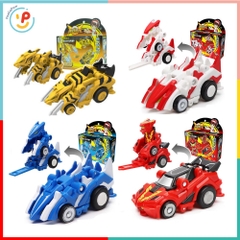 Hộp lắp ráp robot biến hình xe 10 mẫu 9801 PeeKaPaw Toys