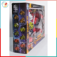 Robot Biến Hình Xe Cứu Hoả 606-C79 Đồ Chơi Lắp Ráp PeeKaPaw Toys