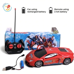 Xe Spiderman điều khiển từ xa pin sạc 045 PeeKaPaw Toys