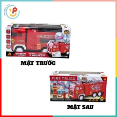 Xe cứu hỏa chạy pin có đèn LED còi âm thanh 685 PeeKaPaw Toys