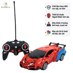 Xe Đua Điều Khiển Từ Xa Biến Hình Người Nhện RD315-Z PeeKaPaw Toys