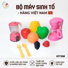 Bộ đồ chơi nhà bếp máy sinh tố trái cây hàng Việt Nam HT7308 PeeKaPaw Toys