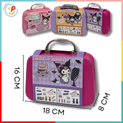 Vali trang điểm đồ chơi Kuromi 34A cho bé gái nhiều màu xinh xắn PeeKaPaw Toys