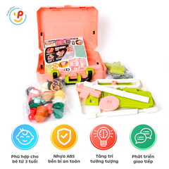 Vali đồ chơi tiệm kem và bánh ngọt 668-162 PeeKaPaw Toys
