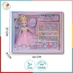 Búp bê công chúa và phụ kiện trang sức 46cm 660062 PeeKaPaw Toys
