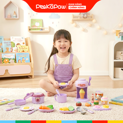 Vỉ đồ chơi nhà bếp thỏ tím máy làm kem lò nướng PeeKaPaw Toys