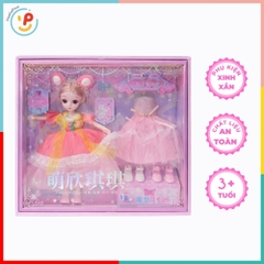 Hộp búp bê công chúa và phụ kiện giày váy thời trang 859-85 PeeKaPaw Toys