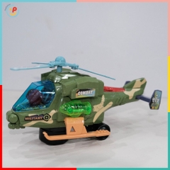Máy Bay Trực Thăng Quân Đội 88008-1 Có Đèn Âm Thanh Cho Bé PeeKaPaw Toys