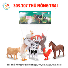 Mô Hình Động Vật Nông Trại Và Thú Rừng Cho Bé PeeKaPaw Toys