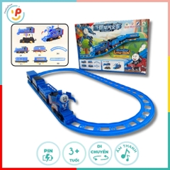 Bộ tàu hỏa đồ chơi lắp ráp đẩy trớn 989-222 kèm đường ray cho bé - PeeKaPaw Toys
