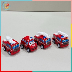 Xe cứu hoả xe cảnh sát mini chạy trớn 5cm PeeKaPaw Toys