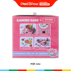 Đồ chơi nhà bếp Labubu hồng 23 món bếp có đèn âm thanh S20-16 PeeKaPaw Toys