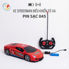 Xe Spiderman điều khiển từ xa pin sạc 045 PeeKaPaw Toys