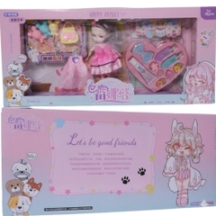 Búp Bê Leinata Kèm Phụ Kiện Trang Điểm Thời Trang 678-33 PeeKaPaw Toys