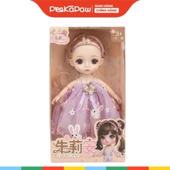Búp bê công chúa có khớp tay chân váy thời trang 299-13B PeeKaPaw Toys