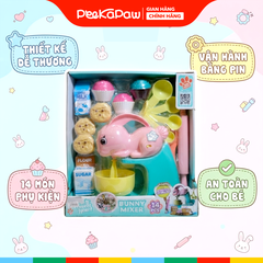 Đồ Chơi Máy Đánh Trứng Làm Bánh Thỏ Bunny SWEET HEART SH59002A PeeKaPaw Toys