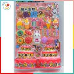 Vỉ đồ chơi tiệc sinh nhật Thỏ trắng 50cm 3294 PeeKaPaw Toys