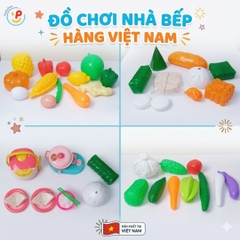 (Tổng hợp) Bộ đồ chơi nấu ăn nhà bếp và thực phẩm hàng Việt Nam PeeKaPaw Toys
