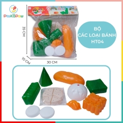 Bộ đồ chơi nhà bếp các loại bánh Truyền Thống Việt Nam HT04 PeeKaPaw Toys