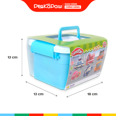 Đất sét nặn hình các loại phương tiện giao thông 018-449 PeeKaPaw Toys
