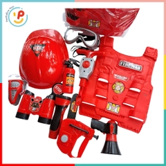Bộ đồ chơi dụng cụ lính cứu hoả có áo bảo hộ cho bé 326-F10 PeeKaPaw Toys