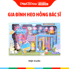Đồ Chơi Mô Hình Gia Đình Heo Hồng Làm Bác Sĩ