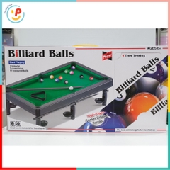 Bộ đồ chơi bàn bida mini vải nỉ có cúp vàng 9905 PeeKaPaw Toys