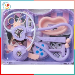 Vỉ đồ chơi nhập vai bác sĩ dụng cụ khám bệnh Kuromi 3433-18 PeeKaPaw Toys
