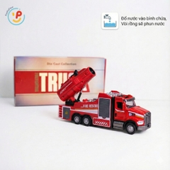 Xe cứu hoả chất liệu kim loại có phun khói 0004 PeeKaPaw Toys