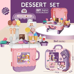Vali đồ chơi tiệm kem và bánh ngọt 29 chi tiết 0412-11A PeeKaPaw Toys